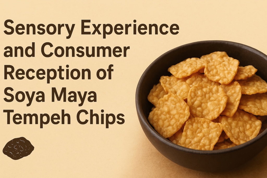 "Exploring the sensory experience and consumer reception of Soya Maya Tempeh Chips compared to traditional potato chips."