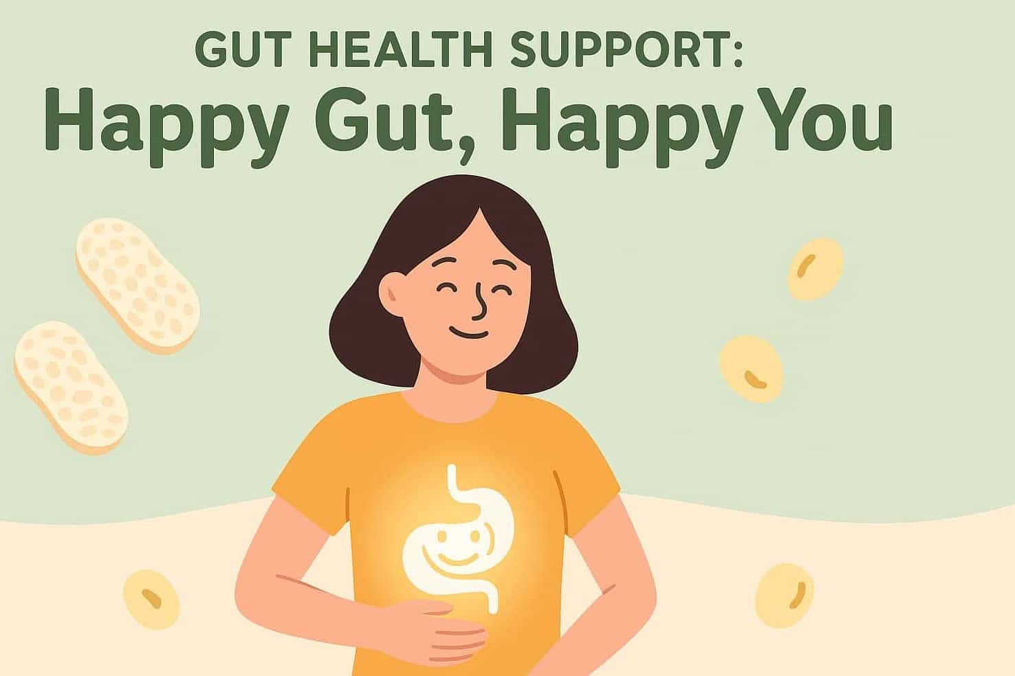 Soya maya soy products for gut health probiotic soy food for digestion and wellness natural soy-based supplements.