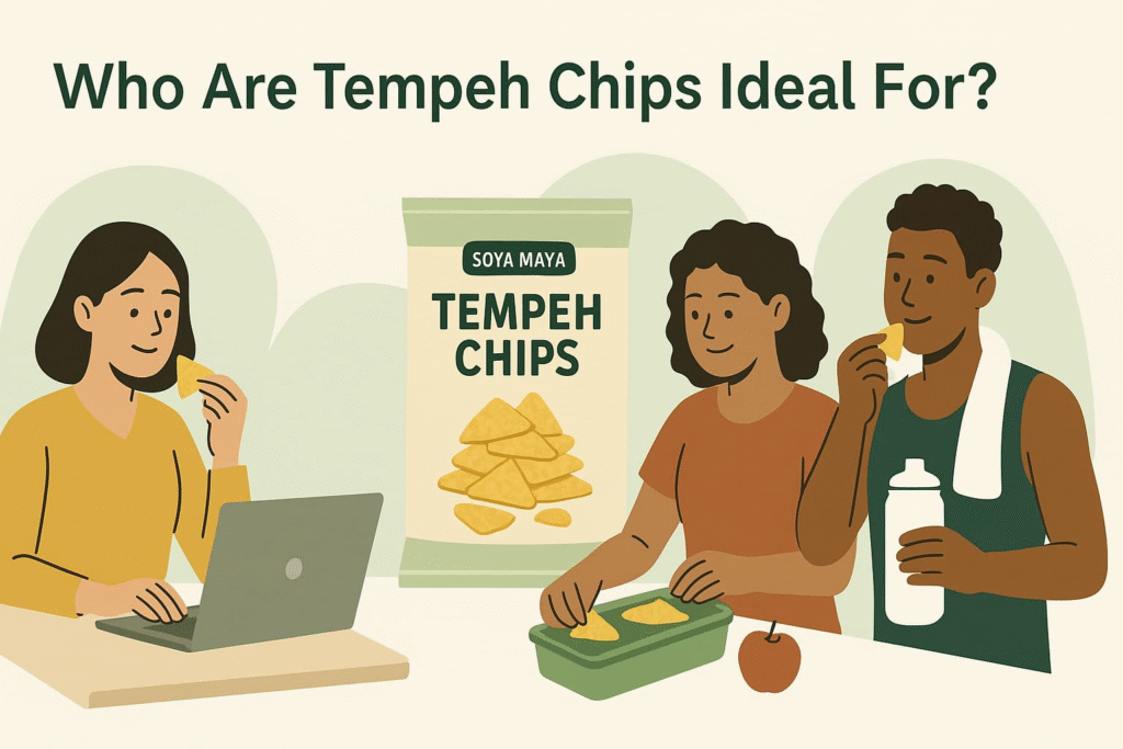 "Tempeh chips provide a nutritious snack option for various lifestyles, catering to diverse dietary needs and preferences."