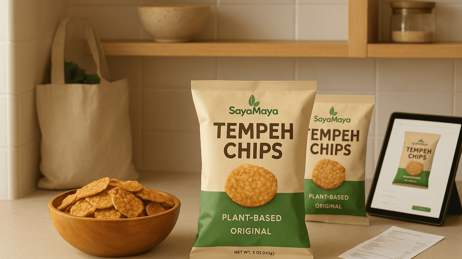 “Indulge in the crunch and health benefits of Tempeh Chips, a must-try plant-based snack option.”