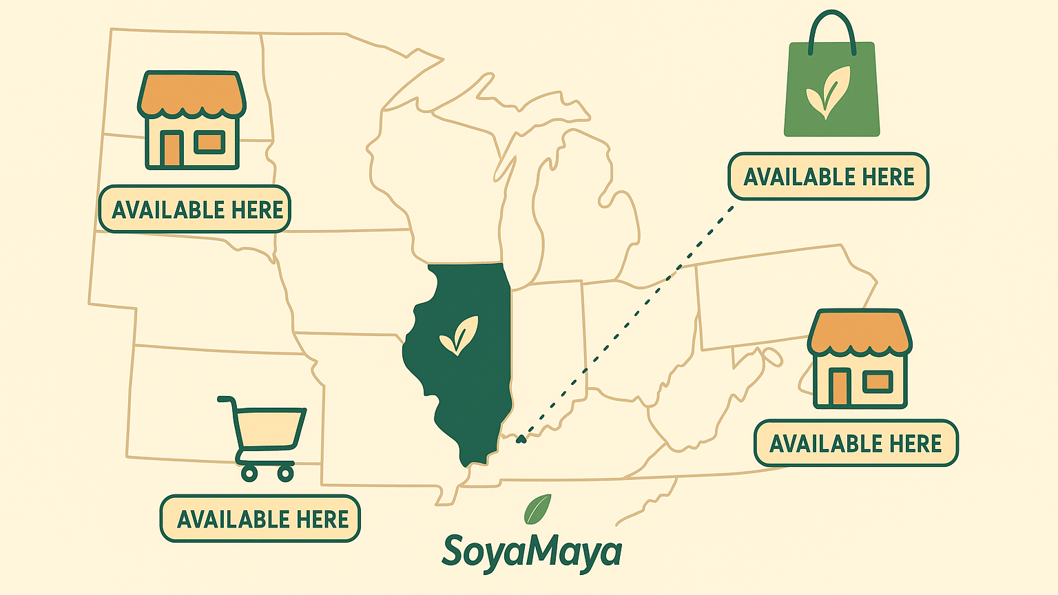 “Map highlighting locations where to find tasty tempeh chip snacks across Where to Buy Tempeh Chips: Our Guide to Tasty, High-Protein Snacks.”