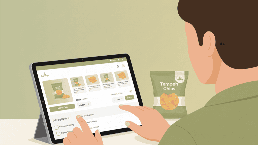 Golden Soya Maya Tempeh chips for healthy snacking and plant-based diet options.