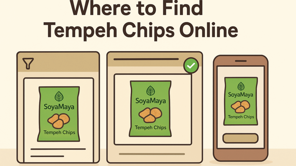 “E-commerce solutions for finding and buying SoyaMaya Tempeh Chips through desktop and mobile devices.”