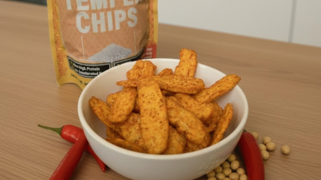 Gaining insights into the ingredients, preparation, and potential benefits or drawbacks of spicy tempeh chips.