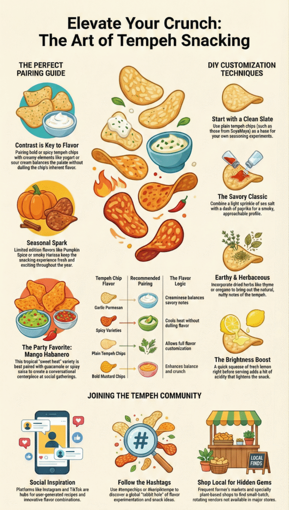 Venturing into the world of flavor-forward tempeh chip innovations that elevate the snacking experience.